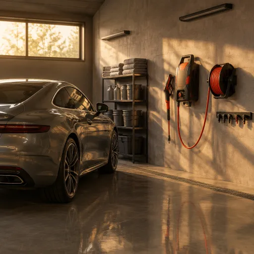 Why a wall mount electric pressure washer belongs in every luxury car garage