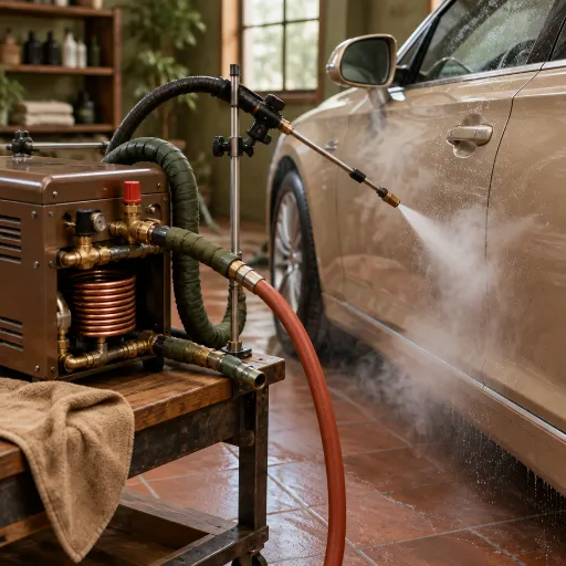 Refined guidance on hot water heating systems for pressure washing luxury cars