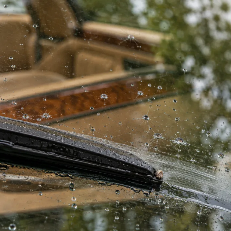 How a pitted windshield quietly destroys the luxury driving experience